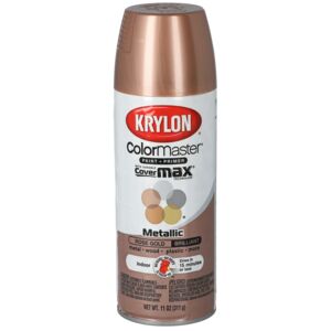 Krylon ColorMaster Paint and Primer with Durable CoverMax Technology Metallic Spray Paint Rose Gold 11oz Krylon ColorMaster Paint and Primer with Durable CoverMax Technology Metallic Spray Paint Rose Gold 11oz